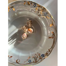 Серьги листья